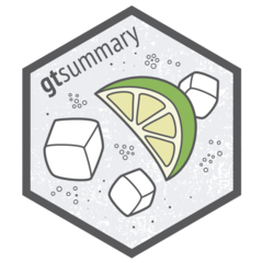 gtsummary hex sticker