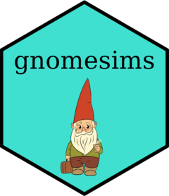 gnomesims hex sticker
