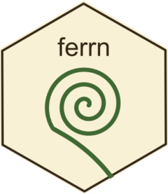 ferrn hex sticker