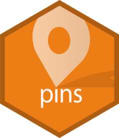 pins hex sticker
